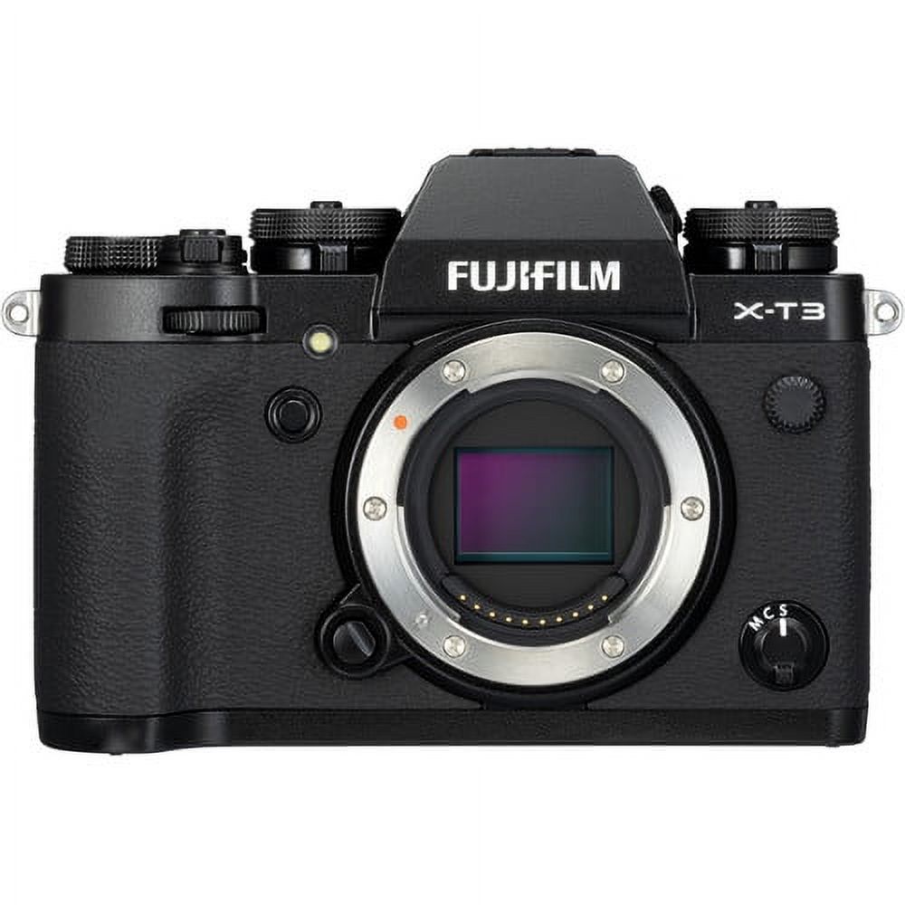 FUJIFILM X-T3 Mirrorless Digital Camera (Body Only, Black) +32GB Buzz-Photo Bundle - image 2 of 8