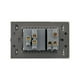 thumbnail image 3 of Placa Con 1 Apagador De Escalera Y 1 Contacto Lucek Flat negro, 3 of 3