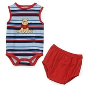 Winnie the Pooh Onesie & Diaper Cover Set