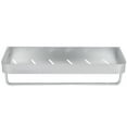 thumbnail image 1 of Shower Shelf, Storage Rack, Wall Hanging Anti-Rust Space Aluminum For Kitchen Hotel, Bathroom 40cm Storage Rack With Rail And Hook, 1 of 8