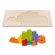 thumbnail image 5 of Rompecabezas de madera para niños, rompecabezas de dinosaurios, preescolar, aprendizaje de la motricidad fina, 3D Estegosaurio, 5 of 9