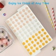 thumbnail image 4 of Mighty Rock Ice Cube Tray Silicone Bottom with Ice Bin Scoop 308 Pcs Tiny Crushed Ice Cubes Molds for Chilling Drinks Coffee Juice White, 4 of 8