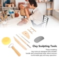 thumbnail image 3 of Pottery Sculpting Tools, Stainless Steel 8 Pieces  Clay Tools High Hardness  For Art Projects, 3 of 8