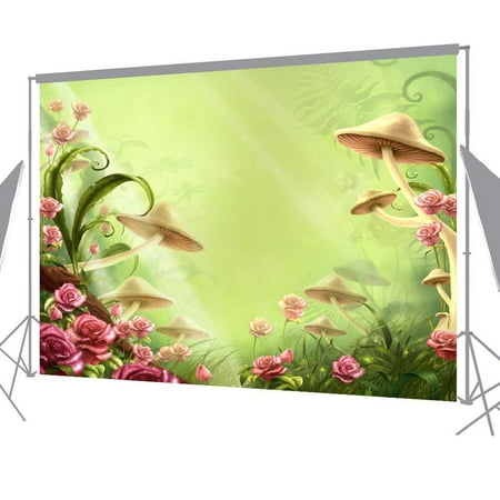 Image of ZHANZZK 7x5ft Beautiful Flowers Photography Background Backdrop