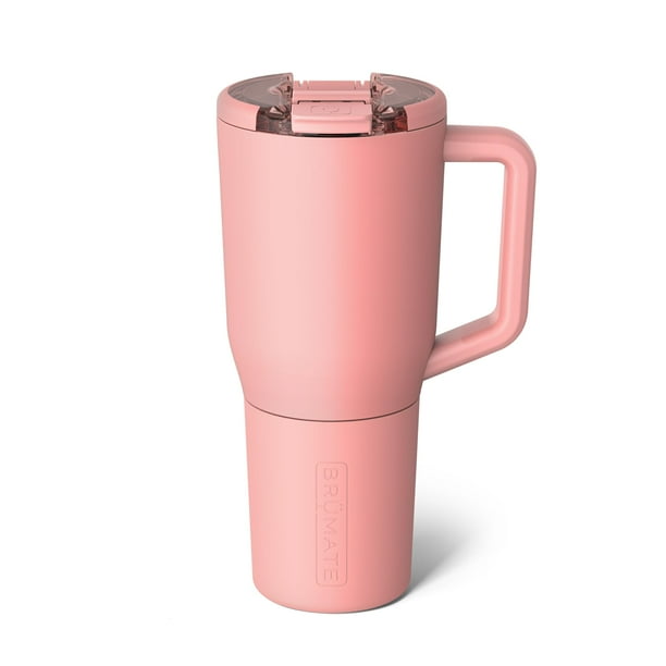 Taza de café BrüMate Müv de acero inoxidable de 1 litro con asa y tapa