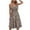 A01795-Brown, variant on CALAFEBILA Womens Sundresses Sleeveless V-neck Polka Dot Midi Sun Dress Pleated Tank Dress Long Womens Dresses