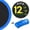 Blue, variant on Yescom Trampoline Mat & Pad Replacement Kit w/ 72V-Ring for 12ft Round Trampoline Frame