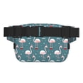 thumbnail image 3 of Balery Flamingo Mochila Cinturón para Mujeres y Hombres, Bolsa de Cintura Impermeable de Doble Capa con Correa, 3 of 9