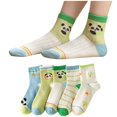 thumbnail image 2 of GPAECEAD 10PC Little Big Boys Cotton Dress Socks Crew Casual Dino Fun 2024 Spring Autumn Winter School Daily, 2 of 2
