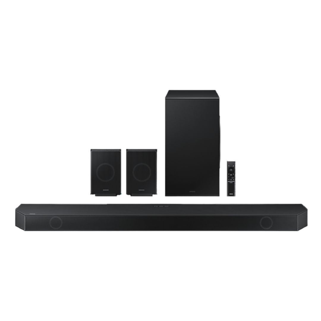 SAMSUNG Q990D 11.1.4ch Soundbar with Wireless Dolby Atmos Audio, Rear Speaker -Canadian model (ZC)
