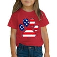 thumbnail image 4 of ZACPNCV Flag Shirt for Toddler Kids Boys Girls USA Flag T-Shirt 4th of July Shirt Patriotic Tee Tops Red 9-10 Years, 4 of 9