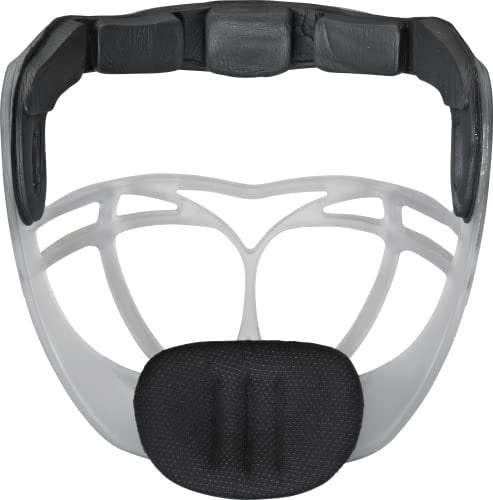 Rawlings Face First Softball Fielders Mask, Black/Clear