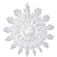 thumbnail image 2 of Beistle Club Pack of 24 White Tissue Snowflake Christmas Hanging Decorations 15", 2 of 3