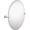 Chrome, variant on MOEN Glenshire Brushed Nickel 26-Inch x 22-Inch Frameless Pivoting Bathroom Mirror, Oval Tilting Wall Mounted Setup, DN2692BN