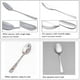 thumbnail image 4 of Juego de cucharas MUTNITT, 16 piezas, cubiertos de acero inoxidable 18/10 de 7.3 pulgadas, 4 of 5