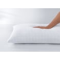 thumbnail image 4 of Yatas Bedding Machine Washable Hotel Quality Bed Pillow for Sleeping, Fluffy & Soft Pillows for Bedroom, Special Stress Reducing Cotton Carbon Fiber Cover, Back/Side Sleepers, White, Standard, 4 of 8