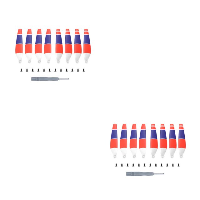 sweethay 8 Uds paleta de ala doble perfil aerodinámico de menor ruido pequeño perfil aerodinámico reemplazo de rendimiento para Padel Tricolor 2piezas