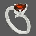 thumbnail image 2 of Hessonite Garnet 925 Sterling Silver Ring s.7.5 Jewelry R-1731 AGR1022_B_7.5, 2 of 6