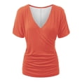 thumbnail image 2 of Otvok Womens T Shirts Short Sleeve Shirts V-Neck Summer Casual Lightweight Clothes, 2 of 6