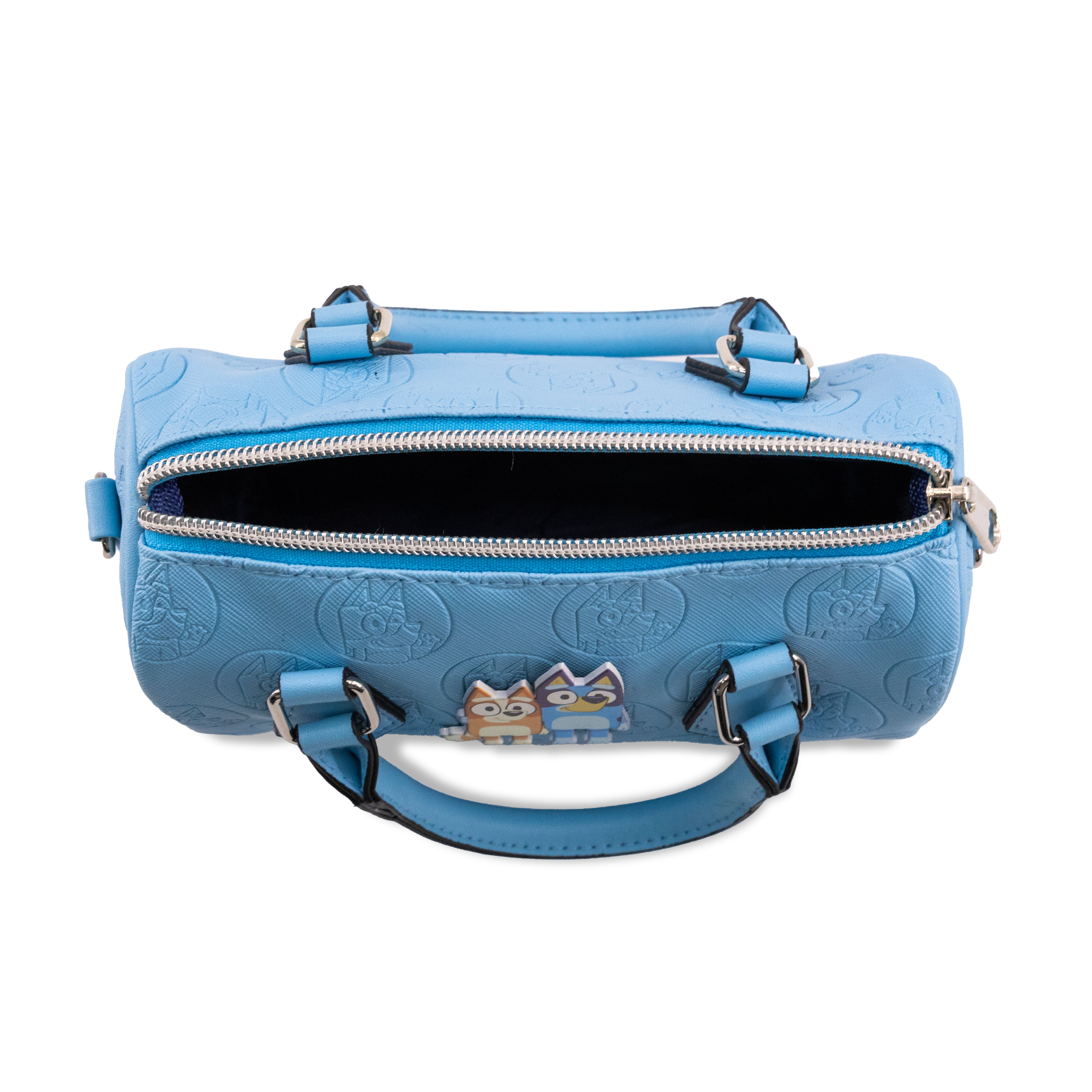 Bluey Girl s PU Mini Satchel Crossbody Bag Light Blue