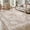 Beige Brown, variant on UERMEI 8'x10' Washable Area Rugs for Living Room, Vintage Floral Boho Printed Carpet, Non Slip Indoor Rug for Bedroom Home Decor Carpets - Brown