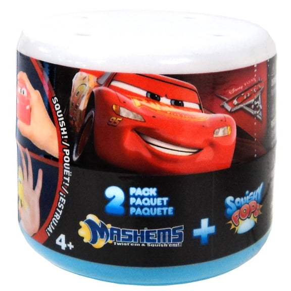 Disney Cars Mash'Ems + Squishy Pops Mystery 2-Pack
