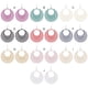 thumbnail image 2 of Pendientes de cobre para mujer Qarigey 1 par redondos elegantes recubiertos a la moda, 2 of 6