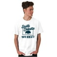 thumbnail image 4 of South Dakota You've Heard Pun Bison Men's Graphic T Shirt Tees Brisco Brands X, 4 of 4
