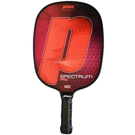Prince Spectrum Pro Pickleball Paddle (Standard Weight, Red | Small Grip)