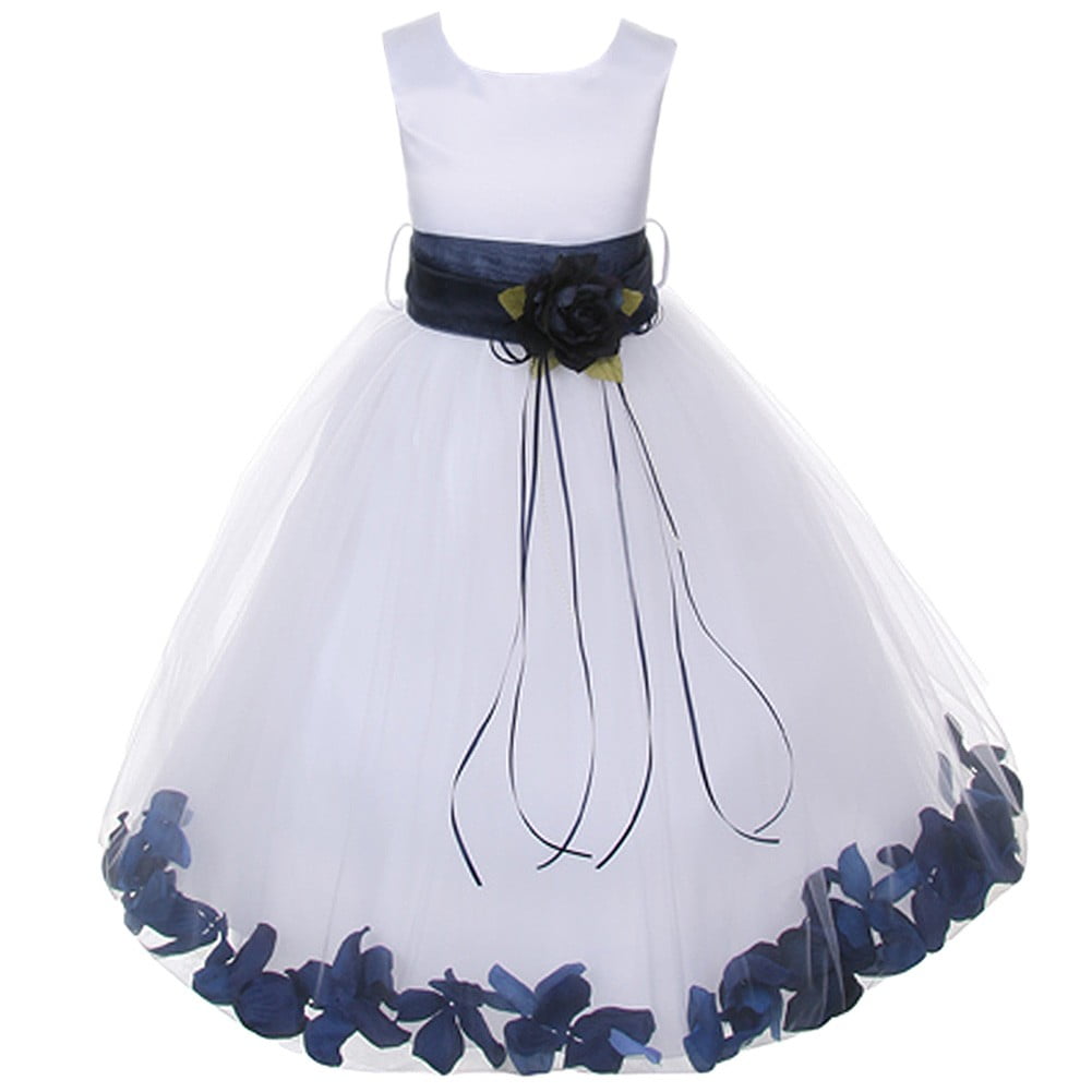 kids navy dresses