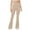 Beige women yoga pants 02, variant on Dyegold Dress Pants Women Wide Leg Summer Casual Loose High Waist Palazzo Pants Plus Size Soft Workout Yoga Gym Trousers