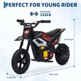 thumbnail image 2 of Garvee Electric Dirt Bike for Teens,350W Electric Motorcycle with 24V Battery,14MPH Top Speed,Black, 2 of 10