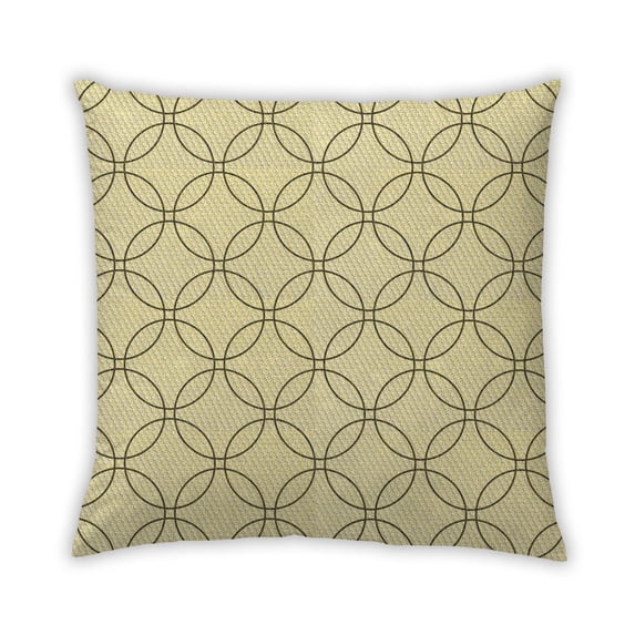 Ahgly Company Outdoor Square Contemporary Throw Pillow, 18 inch by 18 inch
