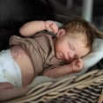 thumbnail image 2 of Reborn Baby Boy Dolls 19 Inch Realistic Sleeping Newborn Baby Silicone Full Body Look Real Weighted Bebe Doll Anatomically Correct Real Feel Babies Doll Toys, 2 of 5