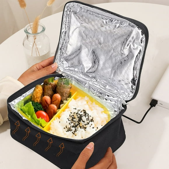 Qiopertar Clearance Free Shipping Portable Food Warmer Lunch Box, USB Food Warmer Electric Lunch Box , Mini Heated Lunch Box Food Warmer Container Lunch Bag Lunch Box