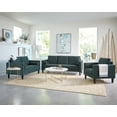 thumbnail image 2 of Gulfdale Cushion Back Upholstered Loveseat Dark Teal, 2 of 2