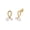 Gold, variant on Twisted Infinity Loop Double Pearl Stud Earrings for Women, 14K Gold Plated Dainty Minimalist Earrings, Elegant Fashion Jewelry Gift for Daily Wedding Bridal