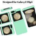 thumbnail image 2 of Case for Samsung Galaxy Z Flip 5 5G 2023, Slim Fit Z Flip 5 Case for Women Girls, Ultra Thin Hard PC Back Anti-Scratch Full Protection Protective Cover for Galaxy Z Flip 5 2023 (Light Green), 2 of 12