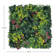 thumbnail image 3 of Muro verde / DELUXE/ Follaje Exótico 8pz 50x50 2m2/Follaje artificial PANEL DECORATIVO DELUXE FOLLAJE EXÓTICO, 3 of 6