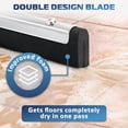 thumbnail image 3 of DSV Standard Uneven Surface Floor Squeegee 30’’, Double Foam Blade Garage Squeegee, Taper Pole Connection - Handle Sold Separately for Tiles, Concrete and Asphalt, 3 of 6