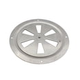 thumbnail image 4 of Rejilla de ventilación redonda, apertura de ventilación ajustable, entrada y escape de aire de acero inoxidable, 1 unidad, 4 of 5
