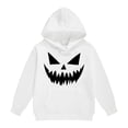 thumbnail image 4 of Mercatoo Halloween Hooded Sweatshirt for Kids Long Sleeve Pumpkin Printed Tops Boys Girls Warm Peppy Hoodie with Pocket, 4 of 6