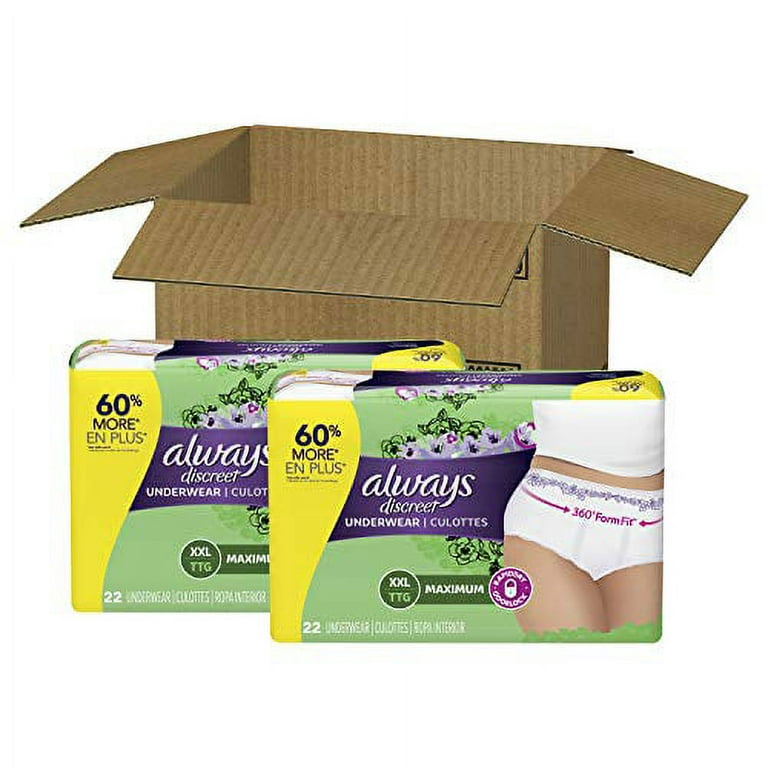 54 Count Assurance Incontinence& Disposable Underwear For Women Adult Diaper  S/M - Helia Beer Co