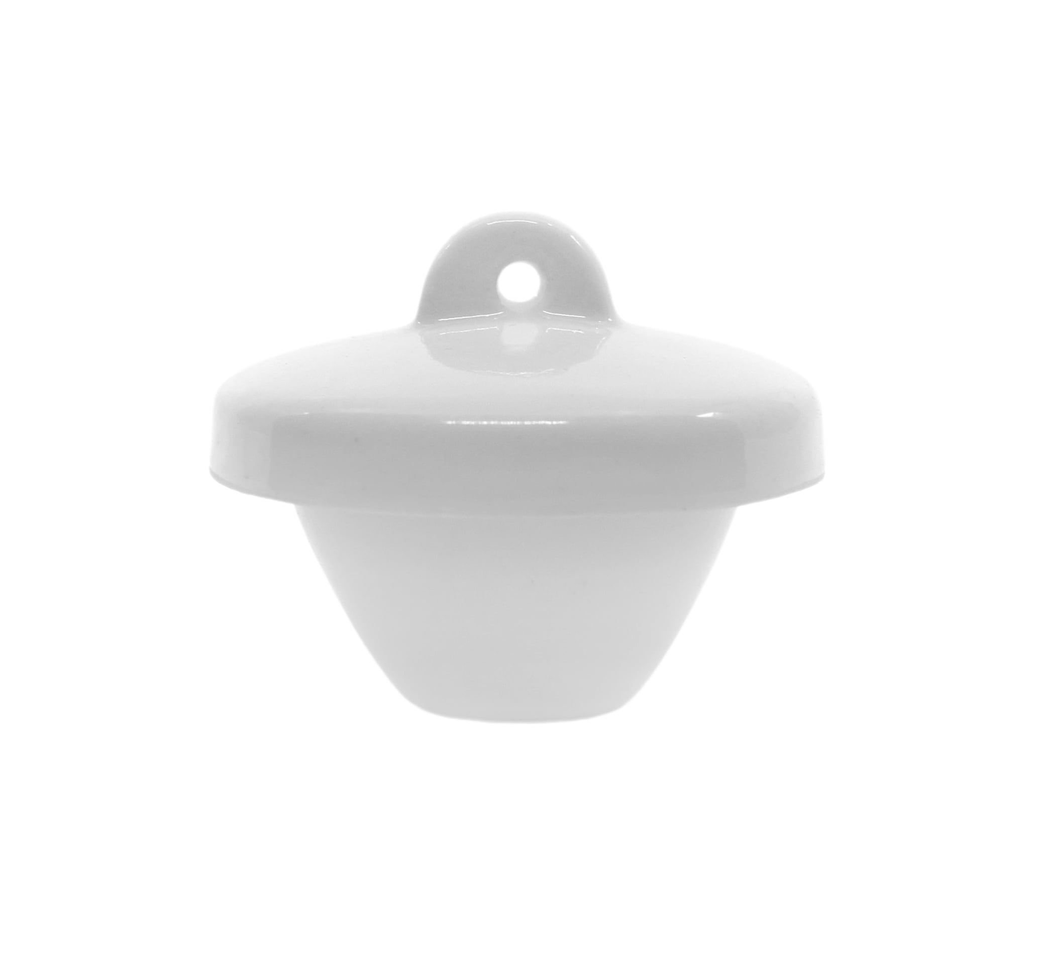 Porcelain Crucible with Lid, 8ml Capacity Squat Form Strength