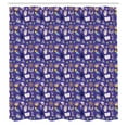 thumbnail image 2 of Ambesonne Magician Shower Curtain, Fortune Telling Art, 69"Wx70"L, Dark Lavender Multicolor, 2 of 4