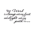 thumbnail image 3 of Adhesivos de pared inspiradores de la Biblia: Versa tu palabra, salmo, 3 of 3