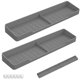thumbnail image 1 of Estante superior de silicona para estufa, juego de 2 piezas con 6 piezas de refuerzo, estante de almacenamiento para horno resistente al calor, organizador de cocina para especias y utensilios, 1 of 8