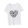 thumbnail image 1 of Camisetas Manga Corta Mujer Camisetas Básicas, Ropa Deportiva Ropa Clásica Camisetas M, 1 of 8