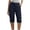 *Dark Blue, variant on ClodeEU Women's Knee Length Cargo Capri Pants,Casual Rolled Hem Cropped Shorts with Pockets Army Green,Women's Plus L