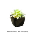 thumbnail image 3 of Inteprter Planta de decoración de de bonsái en maceta de cerámica suculenta verde Artificial para jardín, oficina, balcón, decoración Type2 NO2, 3 of 6